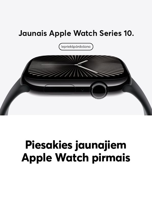 Piesakies jaunajiem Apple Watch Series 10 pirmais