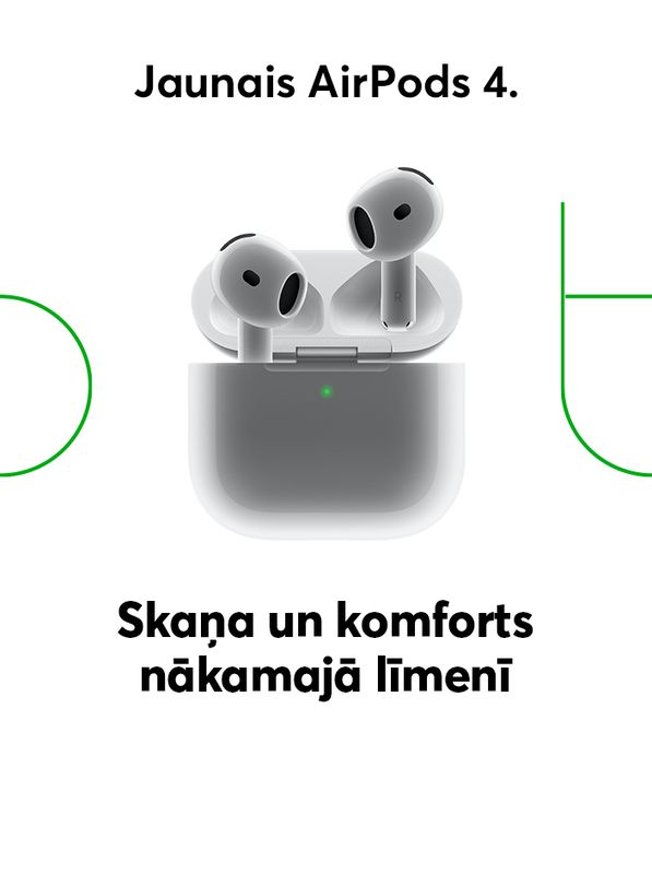 Jaunās Apple AirPods 4 austiņas - piesakies iepriekšpārdošanā