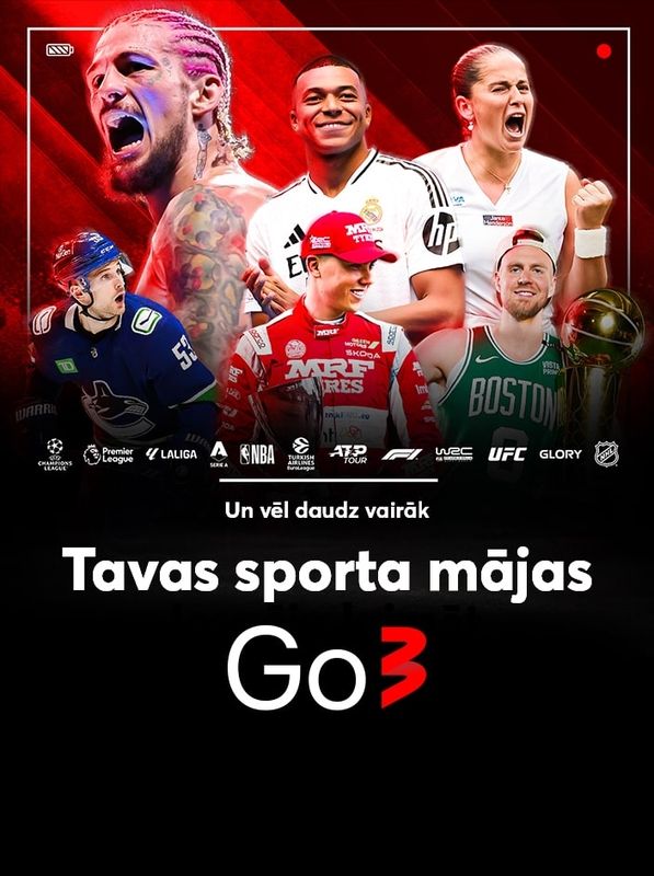 Tavas sporta mājas un vēl daudz vairāk ar Go3 televīziju