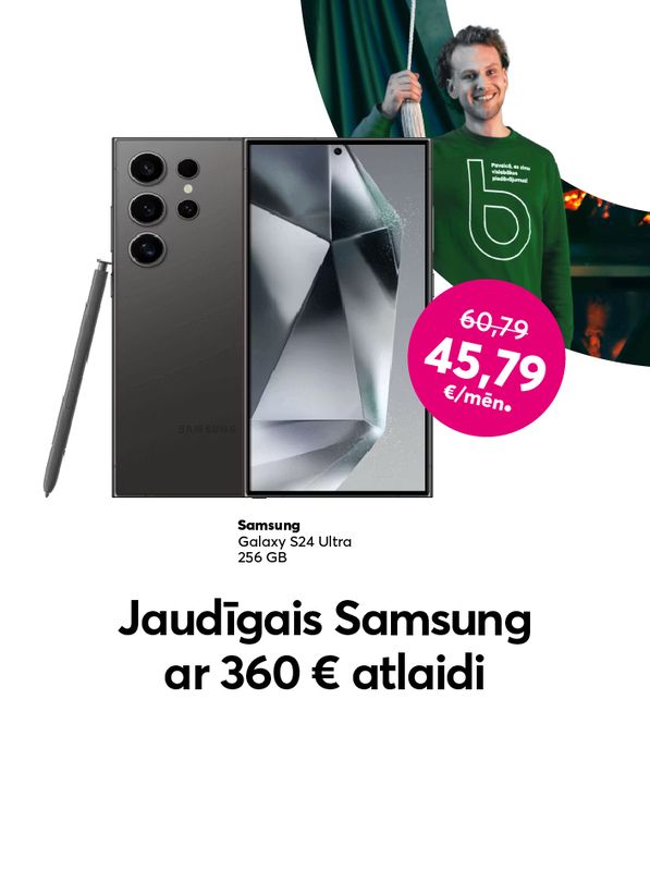 Jaunais Samsung ar 360 eiro atlaidi