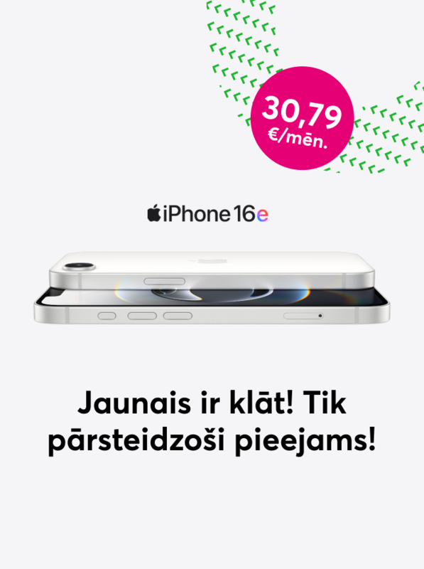 Jaunais Apple iPhone 16e ir klāt - tik pārsteidzoši pieejams, sākot no 30,79 eiro mēnesī