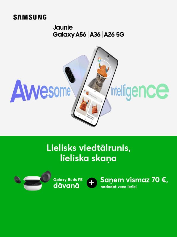 Jaunie Samsung Galaxy A sērijas telefoni