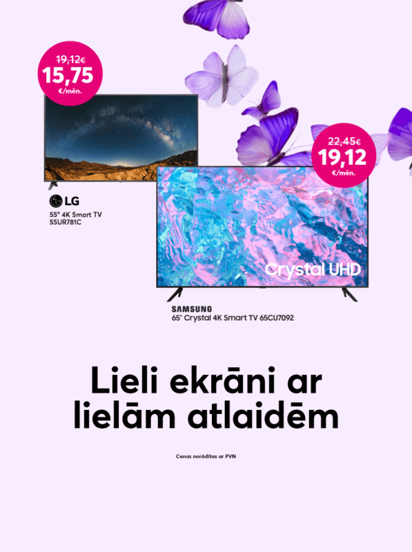 Lieli ekrāni ar lielām atlaidēm