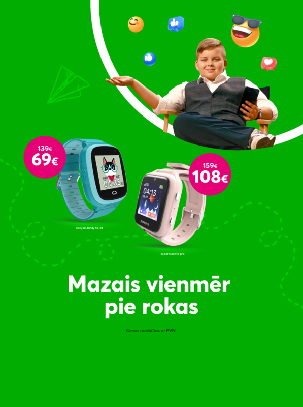 Mazais vienmēr pie rokas