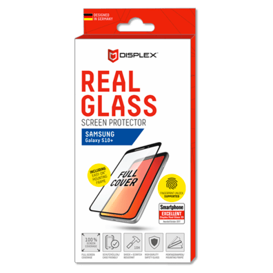 Samsung Galaxy S10+ aizsargstikliņš (Real 3D Glass Displex Transparent) | Bite