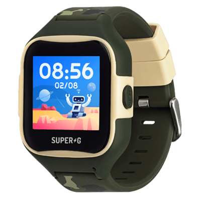 Super G Blast Kids Smartwatch | Camo Green | Bite