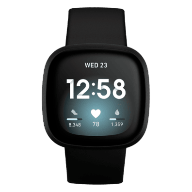 FitBit Versa 3 | Black / Black Aluminum | Bite