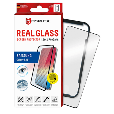Samsung Galaxy S21+ Full Cover 3D ABL/ABC Glass By Displex Black | Bite