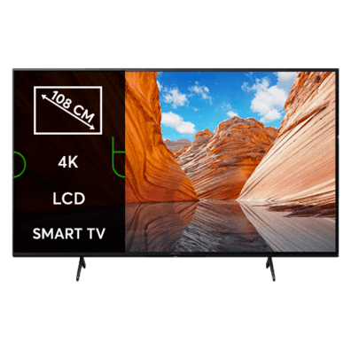 Sony 43'' 4K UHD Smart TV X80J (KD43X80JAEP) | Bite