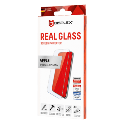 Apple iPhone 13 Pro Max Real 2D Screen Glass By Displex Transparent | Bite