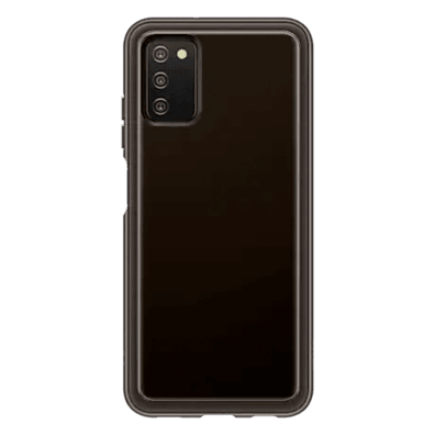 Samsung Galaxy A03s Soft Clear Cover | Black | Bite