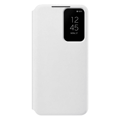 Samsung Galaxy S22+ Smart Clear View Cover White | Bite