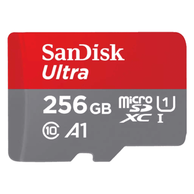 SanDisk Ultra MicroSDXC 256GB + SD Adap 120MB/s A1 Black | Bite