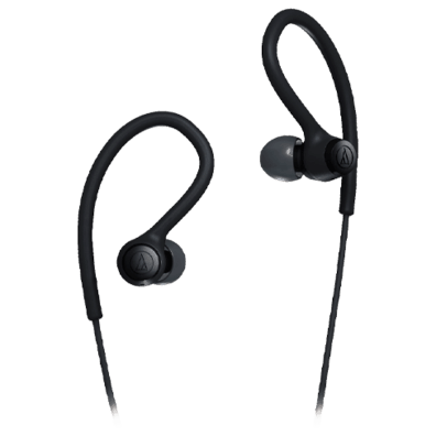 Audio Technica Sonic Sport In-Ear Headphones Black | Bite