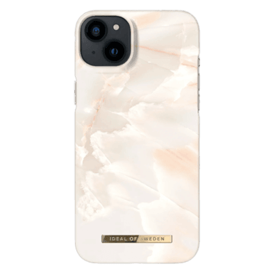 Apple iPhone 14 Plus Cover By Ideal Of Sweden Rose Pearl Marble | Bite