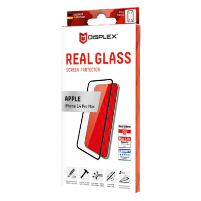 Apple iPhone 14 Pro Max Real 3D Screen Glass By Displex Black | Bite