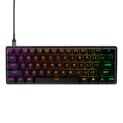 SteelSeries Gaming Keyboard Apex Pro Mini, RGB LED light, US, Black, Wired | Bite