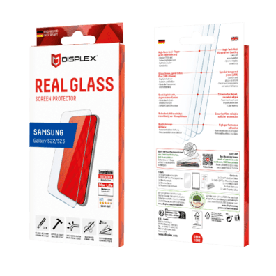 Samsung Galaxy S22/S23 Real 2D Glass By Displex Transparent | Bite