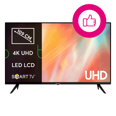 Samsung 43" UHD 4K Smart TV AU7092 (UE43AU7092UXXH)