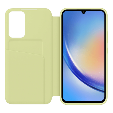 Samsung Galaxy A34 Smart View Wallet Case Lime | Bite