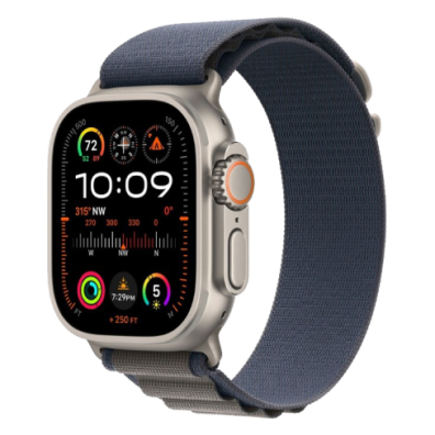 (LV) Apple Watch Ultra 2 GPS + Cellular 49mm Titanium Case with Alpine Loop - Large | Bite