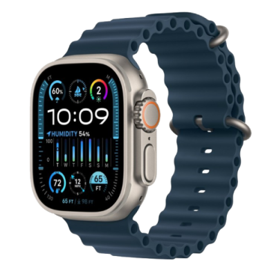 (LV) Apple Watch Ultra 2 GPS + Cellular 49mm Titanium Case with Band | Bite