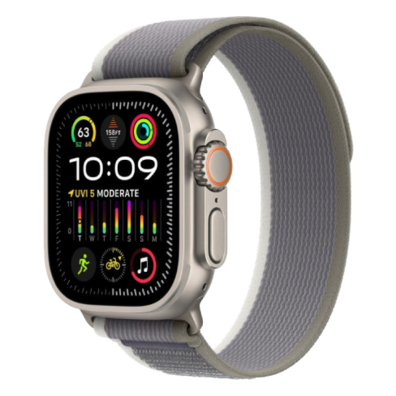(LV) Apple Watch Ultra 2 GPS + Cellular 49mm Titanium Case with Trail Loop - M/L | Bite