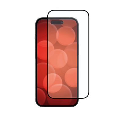 Apple iPhone 15 Plus/15 Pro Max Real 3D Screen Glass By Displex Black | Bite