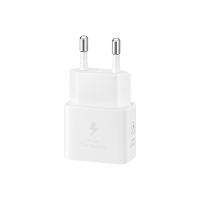 Samsung 25W Power Adapter Type-C (w/o cable) White | Bite