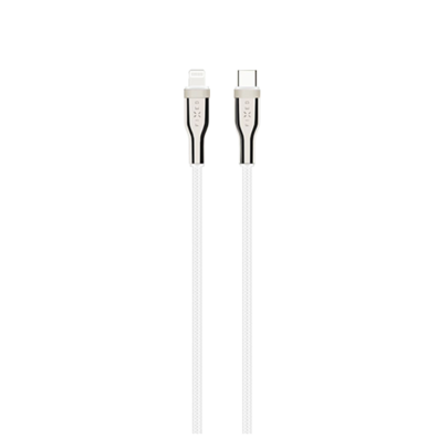 Braided Cable USB-C to Lightning 1.2m By Fixed White | Bite