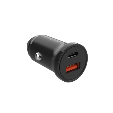 Car Charger USB-C/USB 20W By Fixed Black | Bite