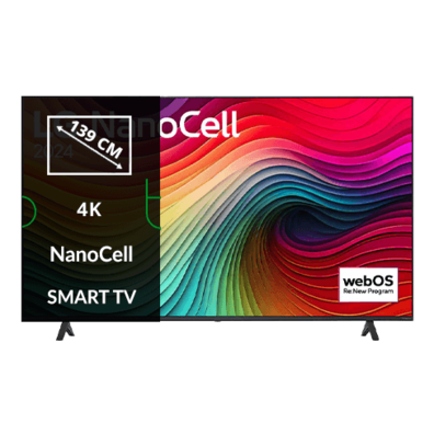 TV Set|LG|55"|4K/Smart|3840x2160|Wireless LAN|Bluetooth|webOS|55NANO81T3A | Bite