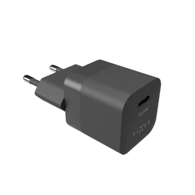 Travel Charger Mini USB-C 25W by Fixed Black | Bite