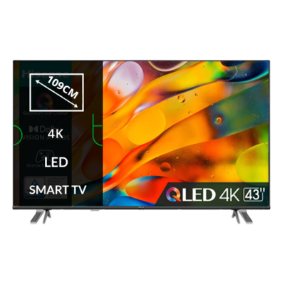 HISENSE 43" QLED 4K smat Frameless TV 43E7KQ | Bite