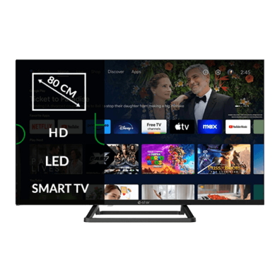 eSTAR Android TV 32"/82cm 2K HD LEDTV32A3T2 Black | Bite