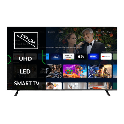 eSTAR Android TV 55"/140cm 4K UHD LEDTV55A1T2 Black | Bite