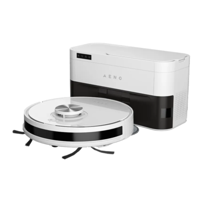 Robot Cleaner w/Dust Collector, white, 2in1 and dust tank, 4000pa, 3200mAh battery | Bite