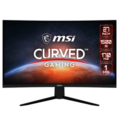 LCD Monitor|MSI|G273CQ|27''|Gaming/Curved|2560x1440|16:9|170Hz|Matte|Tilt|Colour Black|G273CQ | Bite