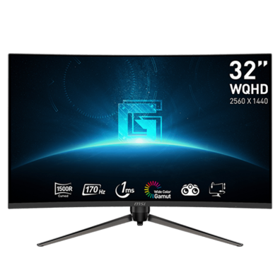 LCD Monitor|MSI|G32CQ5P|32''|Gaming/Curved|Panel VA|2560x1440|16:9|170 Гц|Matte|1 ms|Swivel|Height adjustable|Tilt|Colour Black|G32CQ5P | Bite