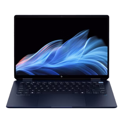 OmniBook Ultra Flip x360 2-in-1 Laptop 14-fh0073ny - Ultra 7-258V, 32GB, 1TB SSD, 14" 2.8K OLED 400-nit VRR 120Hz Touch, 9MP IR cam, US backlit keyboard, 64Wh, Atmospheric Blue, Win 11 Home | Bite