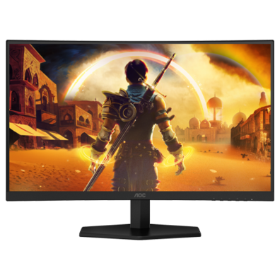 AOC AOC Gaming | C27G42E | 27 in | Fast VA | Full HD (1080p) 1920 x 1080 at 180 Hz | 300 cd/m² | 2xHDMI, DisplayPort | Tilt | Speaker(s) | Bite
