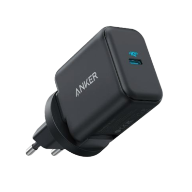 Anker 312 Wall Charger Type-C, 25W Black | Bite