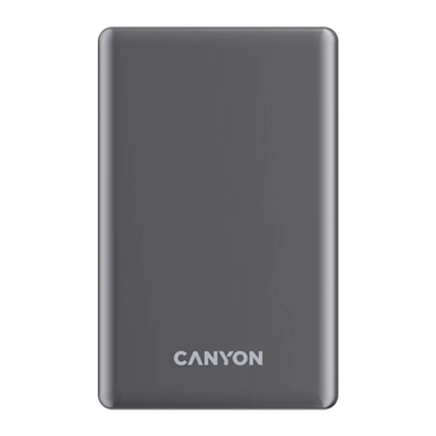 Canyon Power Bank OnPower 510 Magnetic 10000 mAh PD20W Dark Grey | Bite