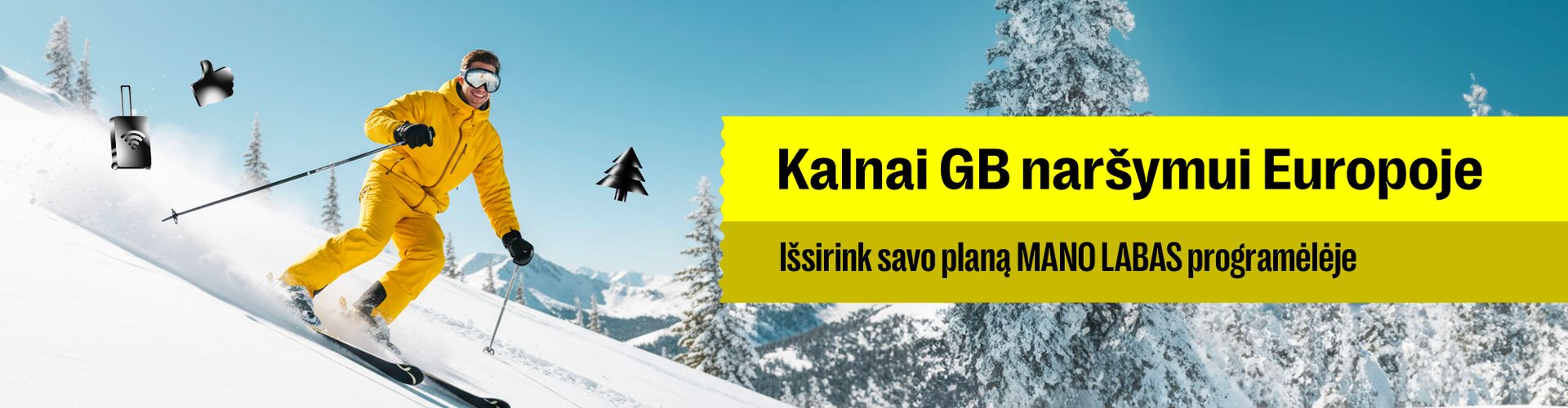 Kalnai GB naršymui Europoje